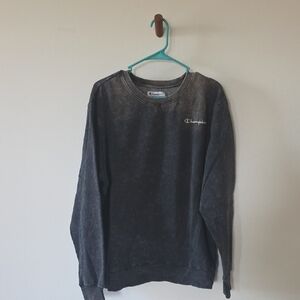Champion Men's Charcoal Crewneck Sweater